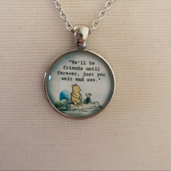 Jewelry - Winnie the Pooh glass dome necklace